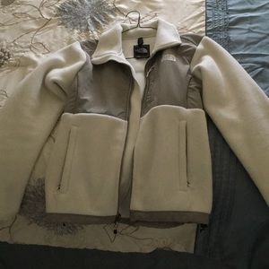 White north face jacket